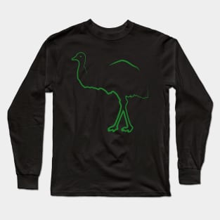 Animal design emu Long Sleeve T-Shirt